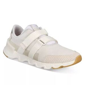 Women's Sorel Light Gray Kinetic Lite Strap Sneakers Hook Loop size 10